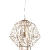 Zeus Pendant Lamp in Powder Coated Gold Wire